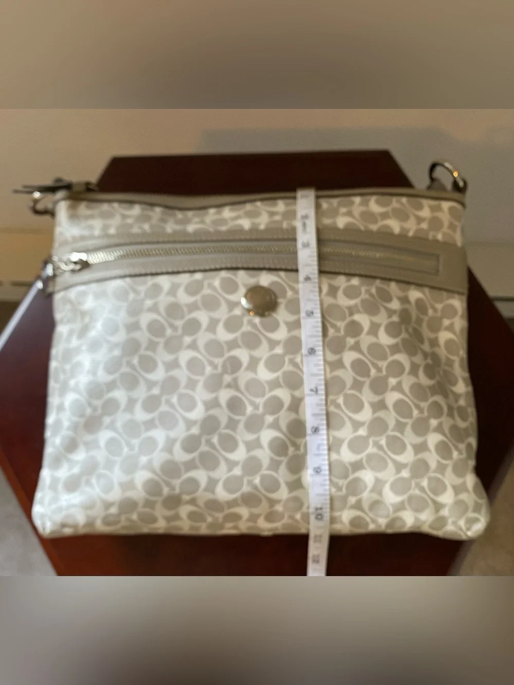 Coach crossbody grey